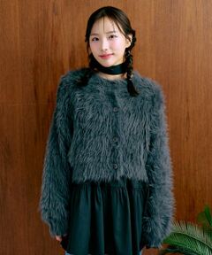 Mi-je / ミジェ ニット・セーター | シャギーショートカーディガン【韓国ファッション】