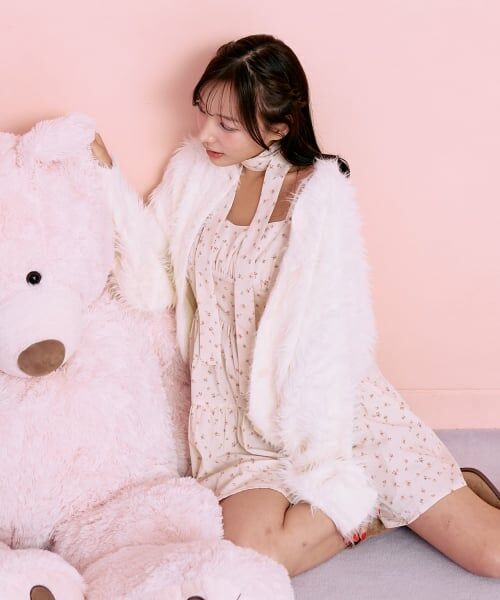 Mi-je / ミジェ ニット・セーター | シャギーショートカーディガン【韓国ファッション】 | 詳細1