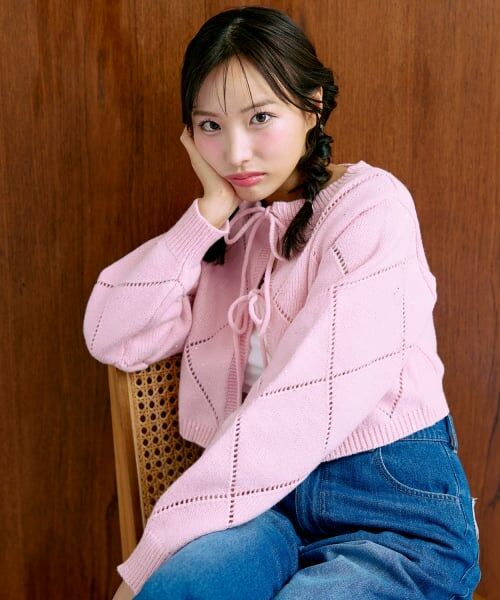 Mi-je / ミジェ ニット・セーター | 2WAYスパンコールニットカーデ【韓国ファッション】 | 詳細2