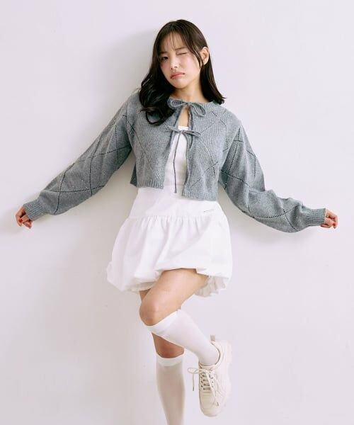 Mi-je / ミジェ ニット・セーター | 2WAYスパンコールニットカーデ【韓国ファッション】 | 詳細3