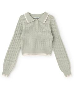 Mi-je / ミジェ ニット・セーター | コンパクトポロニット【韓国ファッション】
