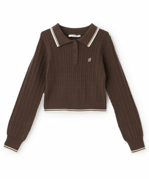 Mi-je / ミジェ ニット・セーター | コンパクトポロニット【韓国ファッション】 | 詳細3