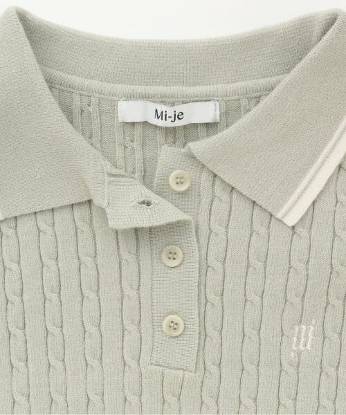 Mi-je / ミジェ ニット・セーター | コンパクトポロニット【韓国ファッション】 | 詳細7
