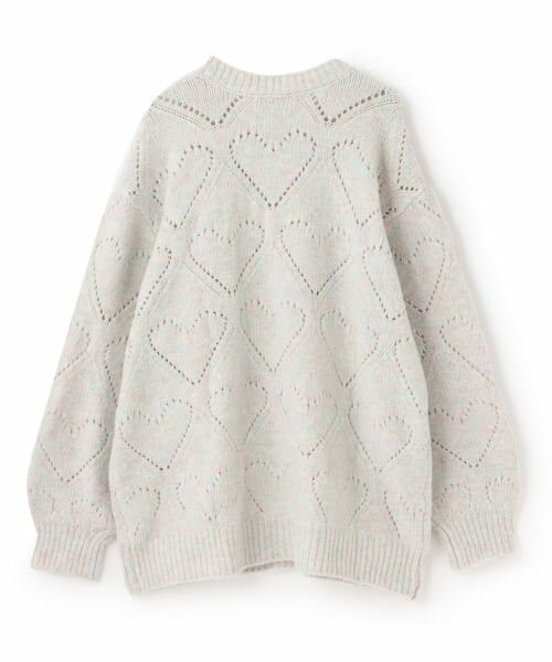 Mi-je / ミジェ ニット・セーター | ハート編みMIXルーズニット【韓国ファッション】 | 詳細5