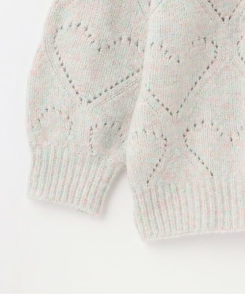 Mi-je / ミジェ ニット・セーター | ハート編みMIXルーズニット【韓国ファッション】 | 詳細7