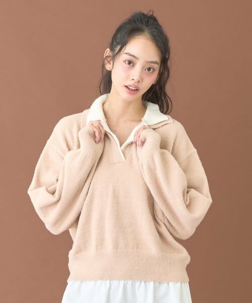 Mi-je / ミジェ ニット・セーター | ダブルカラーニットプルオーバー【韓国ファッション】 | 詳細2