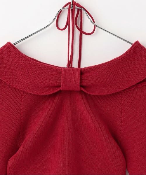 Mi-je / ミジェ ニット・セーター | リボンオフショルニットプルオーバー【韓国ファッション】 | 詳細6