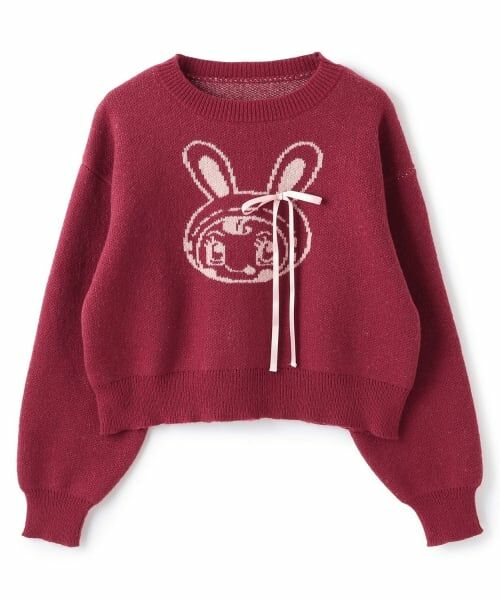 Mi-je / ミジェ ニット・セーター | 【ベリエちゃん】ジャガードニット（赤）
