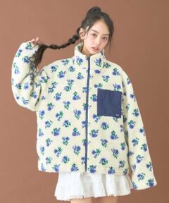 Mi-je / ミジェ ブルゾン | 柄ボアブルゾン【韓国ファッション】