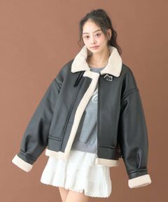 Mi-je / ミジェ ブルゾン | ムートンジャケット【韓国ファッション】