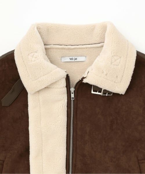 Mi-je / ミジェ ブルゾン | ムートンジャケット【韓国ファッション】 | 詳細6