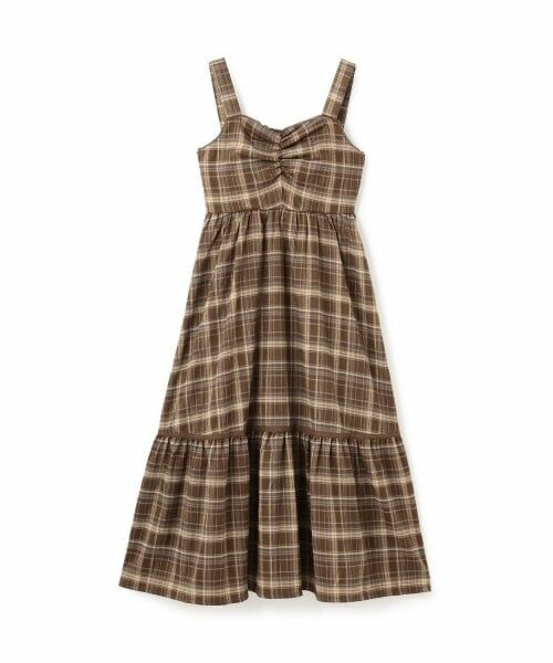 Mi-je / ミジェ ミニ丈・ひざ丈ワンピース | ギャザーチェックワンピース【韓国ファッション】 | 詳細2