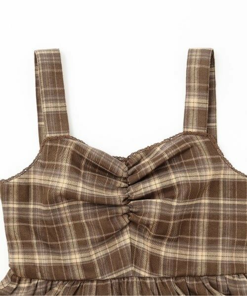 Mi-je / ミジェ ミニ丈・ひざ丈ワンピース | ギャザーチェックワンピース【韓国ファッション】 | 詳細5