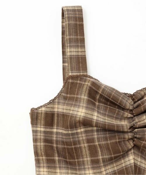 Mi-je / ミジェ ミニ丈・ひざ丈ワンピース | ギャザーチェックワンピース【韓国ファッション】 | 詳細6
