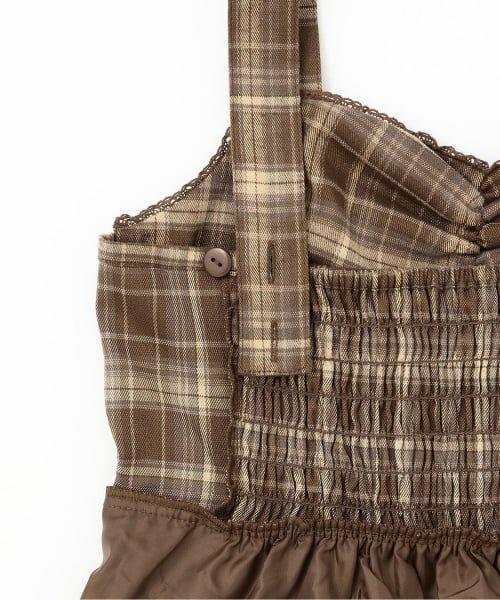 Mi-je / ミジェ ミニ丈・ひざ丈ワンピース | ギャザーチェックワンピース【韓国ファッション】 | 詳細7