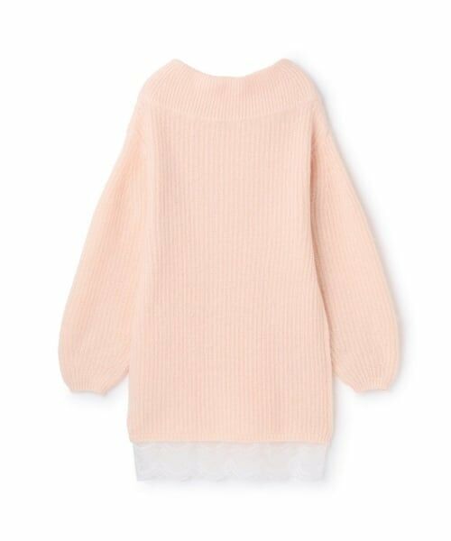 Mi-je / ミジェ ミニ丈・ひざ丈ワンピース | 裾レースニットワンピース【韓国ファッション】 | 詳細5