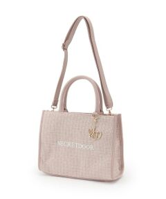 Mi-je / ミジェ トートバッグ | チャームつきツイードトートBAG【韓国ファッション】