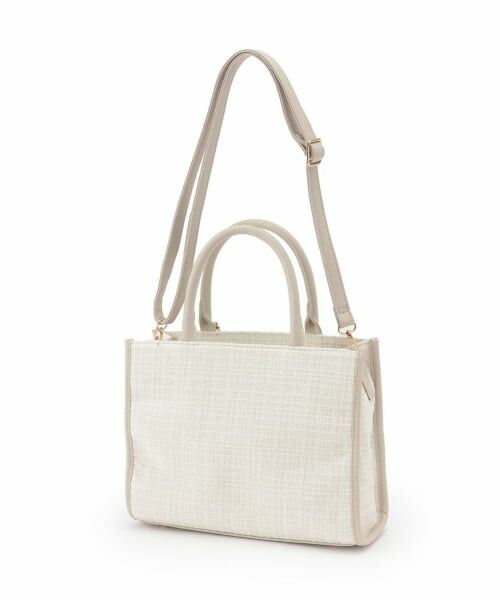 Mi-je / ミジェ トートバッグ | チャームつきツイードトートBAG【韓国ファッション】 | 詳細1