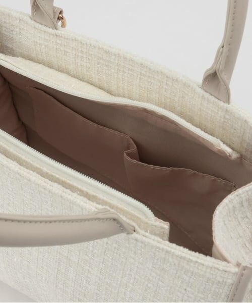 Mi-je / ミジェ トートバッグ | チャームつきツイードトートBAG【韓国ファッション】 | 詳細11