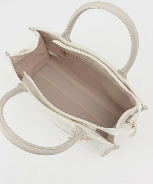 Mi-je / ミジェ トートバッグ | チャームつきツイードトートBAG【韓国ファッション】 | 詳細12