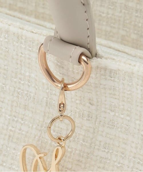 Mi-je / ミジェ トートバッグ | チャームつきツイードトートBAG【韓国ファッション】 | 詳細4