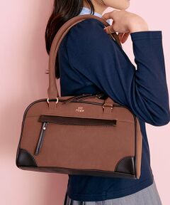 Mi-je / ミジェ トートバッグ | バイカラーボストンBAG【韓国ファッション】