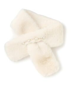 Mi-je / ミジェ ネックレス・ペンダント・チョーカー | パールラインファーティペット【韓国ファッション】