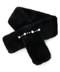 Mi-je / ミジェ ネックレス・ペンダント・チョーカー | パールラインファーティペット【韓国ファッション】