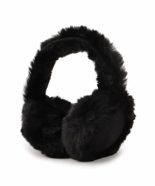 Mi-je / ミジェ カチューシャ・カチューム・その他 | フェイクファーイヤーマフ【韓国ファッション】（黒）