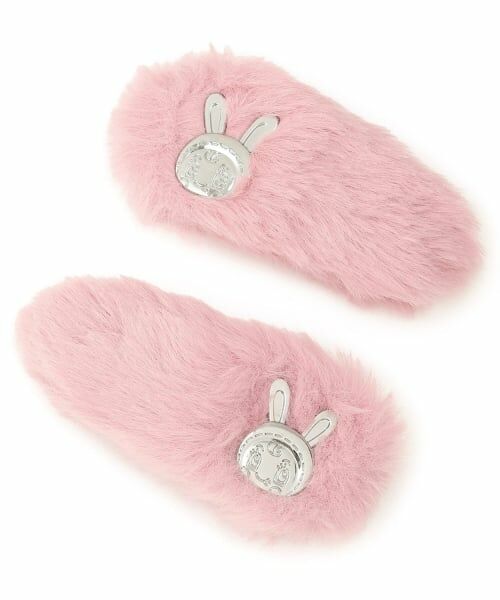 Mi-je / ミジェ ヘアピン | 【ベリエちゃん】ふわふわパッチンピン（ピンク）