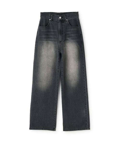 Mi-je / ミジェ その他パンツ | ハートロゴストレートデニムパンツ | 詳細9