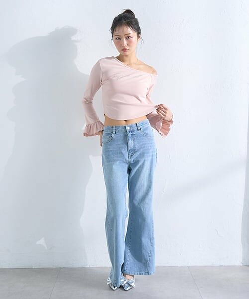 Mi-je / ミジェ Tシャツ | ワンショルカットプルオーバー | 詳細4