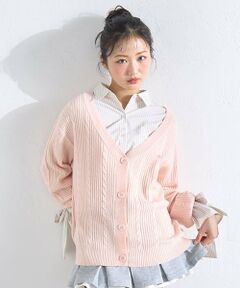 Mi-je / ミジェ シャツ・ブラウス | シャツ＆ニットカーディガンセット