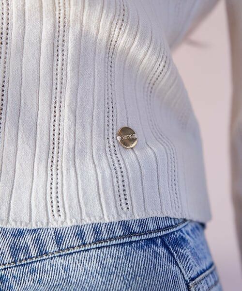 Mi-je / ミジェ ニット・セーター | メニーフリルスカシカーディガン | 詳細4