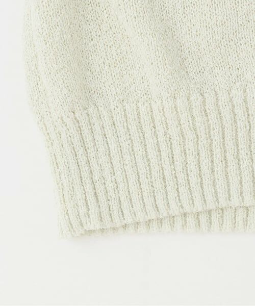 Mi-je / ミジェ ニット・セーター | ビジューロゴ半袖ニット | 詳細12