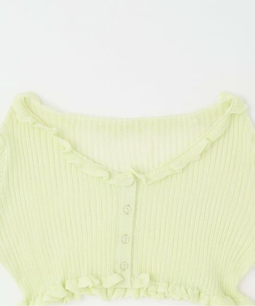 Mi-je / ミジェ ニット・セーター | ラッフルニットカーディガン | 詳細10