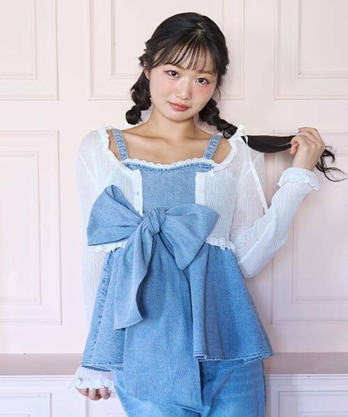 Mi-je / ミジェ ニット・セーター | ラッフルニットカーディガン | 詳細2