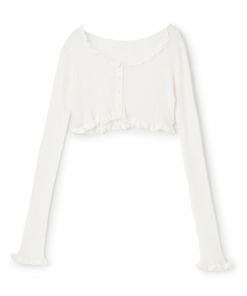 Mi-je / ミジェ ニット・セーター | ラッフルニットカーディガン | 詳細7