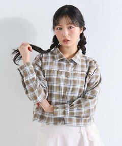 Mi-je / ミジェ シャツ・ブラウス | チェックシャツ＆ビスチェセット