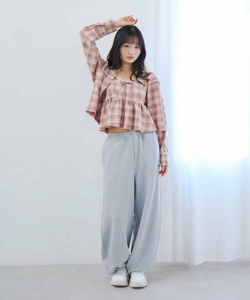 Mi-je / ミジェ シャツ・ブラウス | チェックシャツ＆ビスチェセット | 詳細3