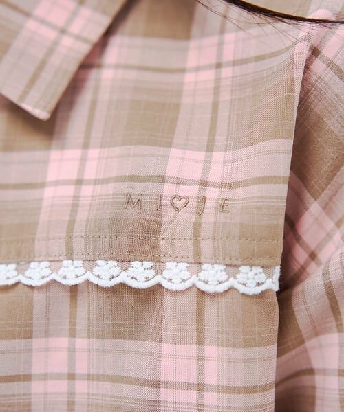 Mi-je / ミジェ シャツ・ブラウス | チェックシャツ＆ビスチェセット | 詳細5