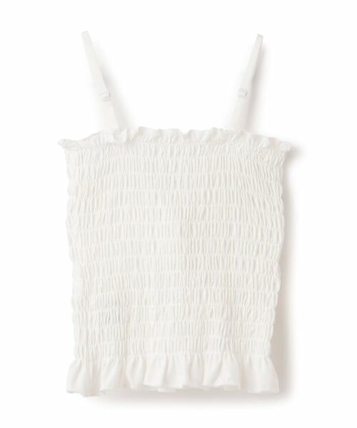 Mi-je / ミジェ Tシャツ | シャーリングキャミソール | 詳細1