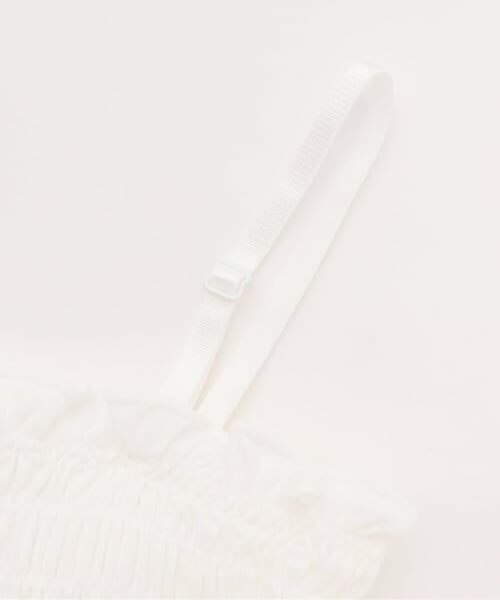 Mi-je / ミジェ Tシャツ | シャーリングキャミソール | 詳細4