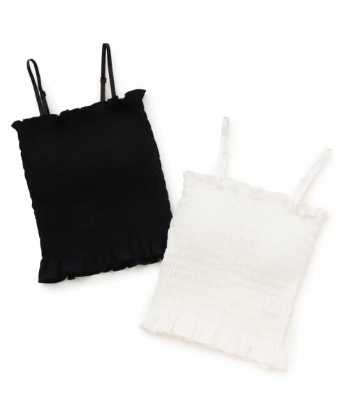 Mi-je / ミジェ Tシャツ | シャーリングキャミソール | 詳細9