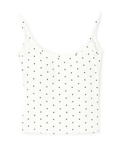 Mi-je / ミジェ Tシャツ | ドットキャミソール
