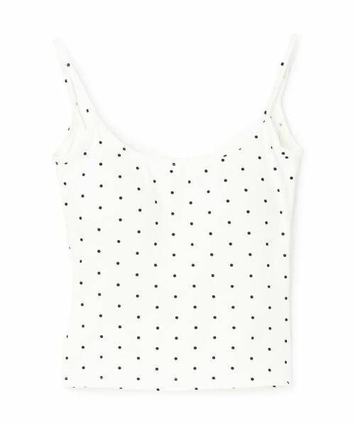 Mi-je / ミジェ Tシャツ | ドットキャミソール（オフ ホワイト）