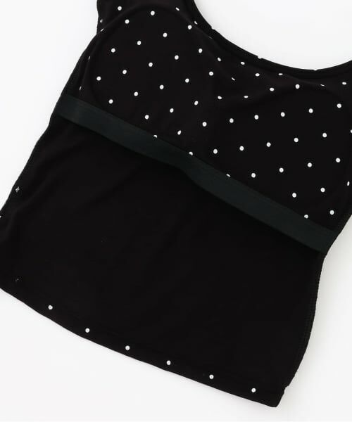 Mi-je / ミジェ Tシャツ | ドットキャミソール | 詳細4