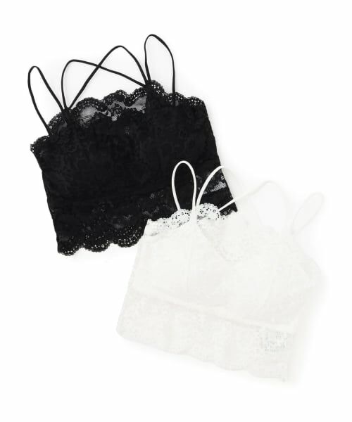 Mi-je / ミジェ Tシャツ | フラワーレースキャミソール | 詳細6