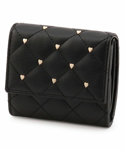 Mi-je / ミジェ ハンドバッグ | キルトハートウォレット（黒）