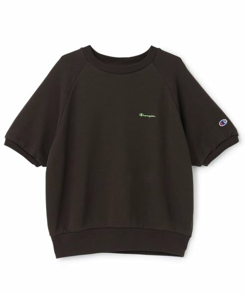 Mi-je / ミジェ スウェット | 【Campion】半袖裏毛トレーナー（黒）